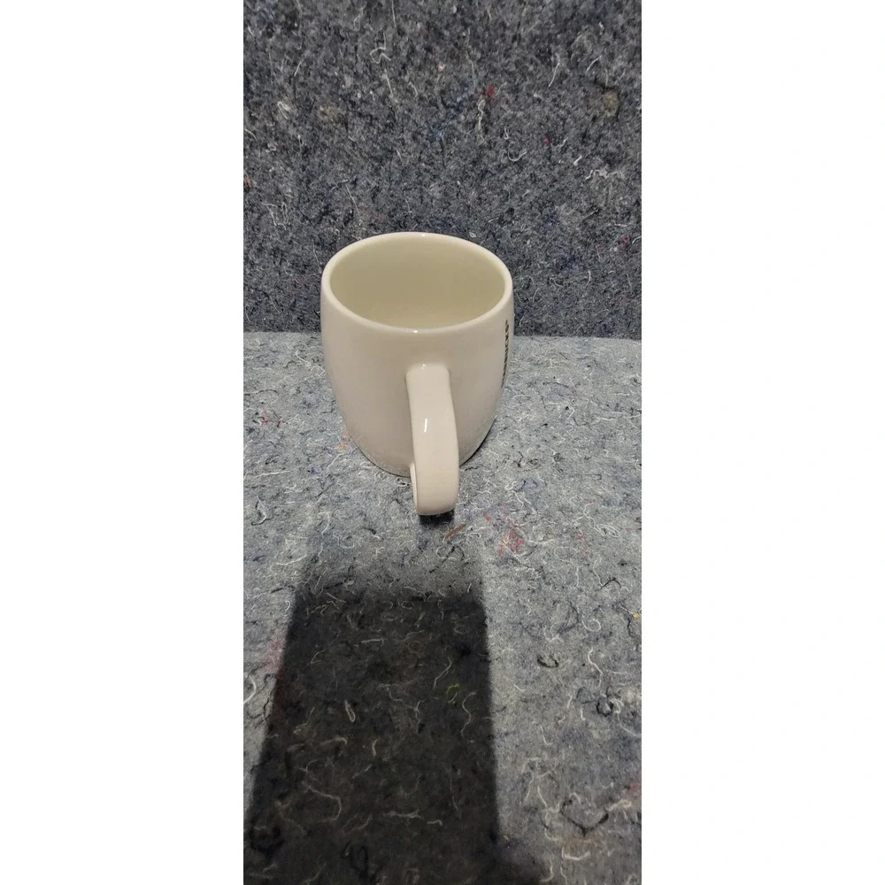 Vintage 2010 Starbucks Barrel‎ Sahpe Logo Ceramic coffee Mug Mermaid 14oz